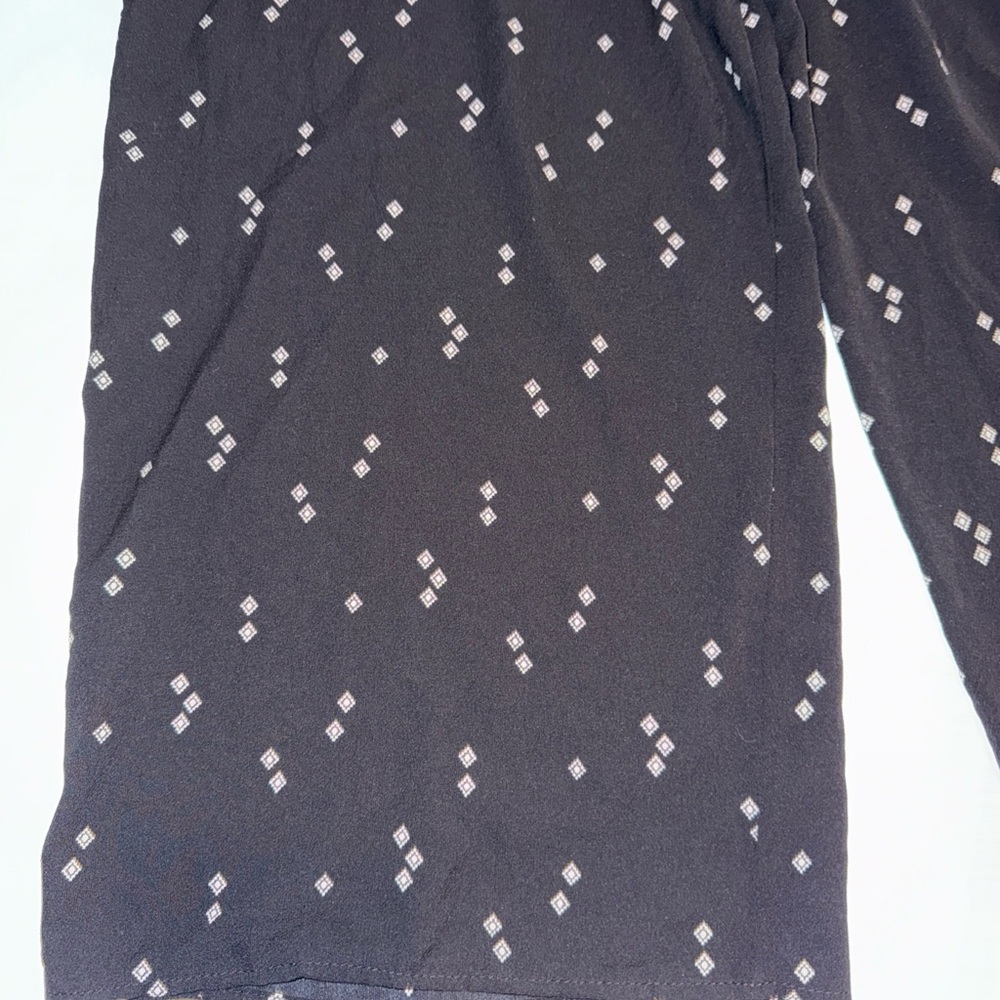 Willow & Root Women’s Wide Leg Crop Pants Black Size Large - Picture 11 of 13